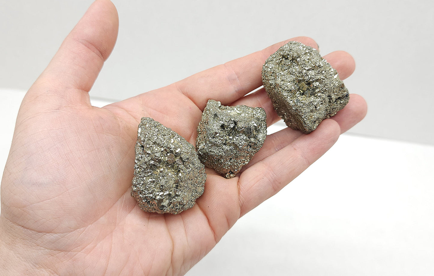 Rough pyrite chunks