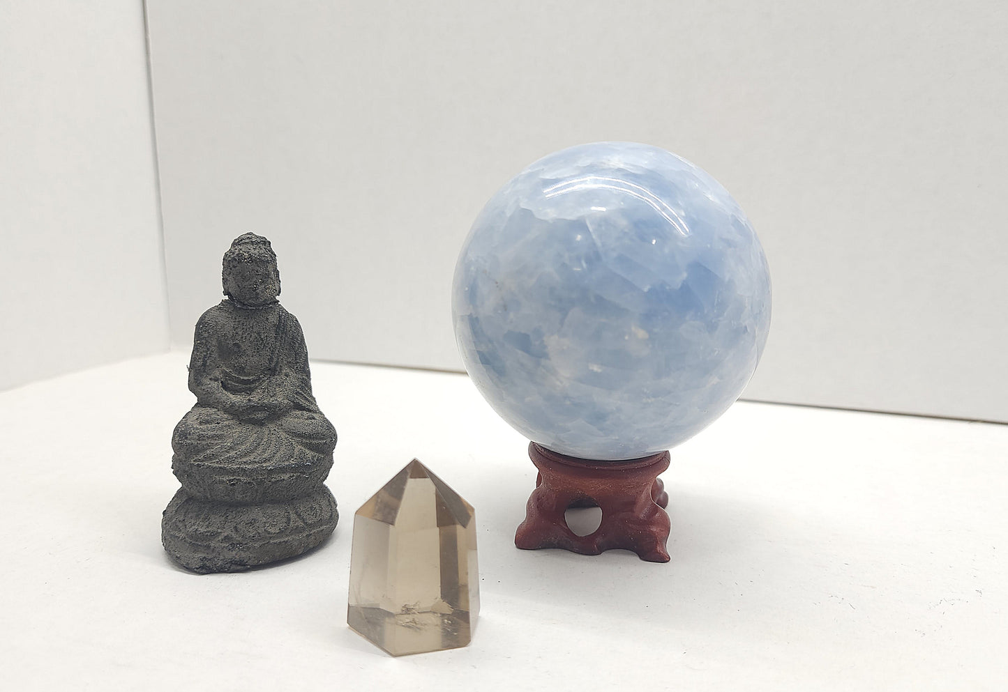 Blue Calcite sphere