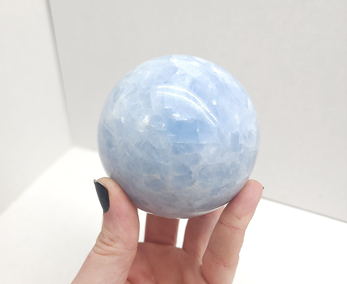 Blue Calcite sphere