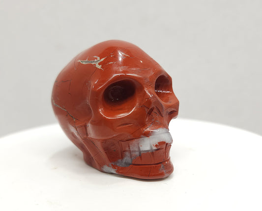 Red Jasper skull #1