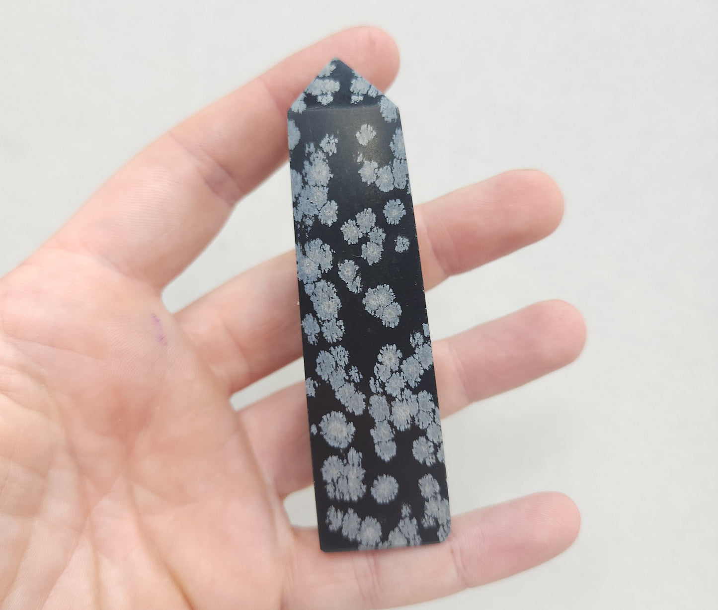 Snowflake Obsidian tower (med)