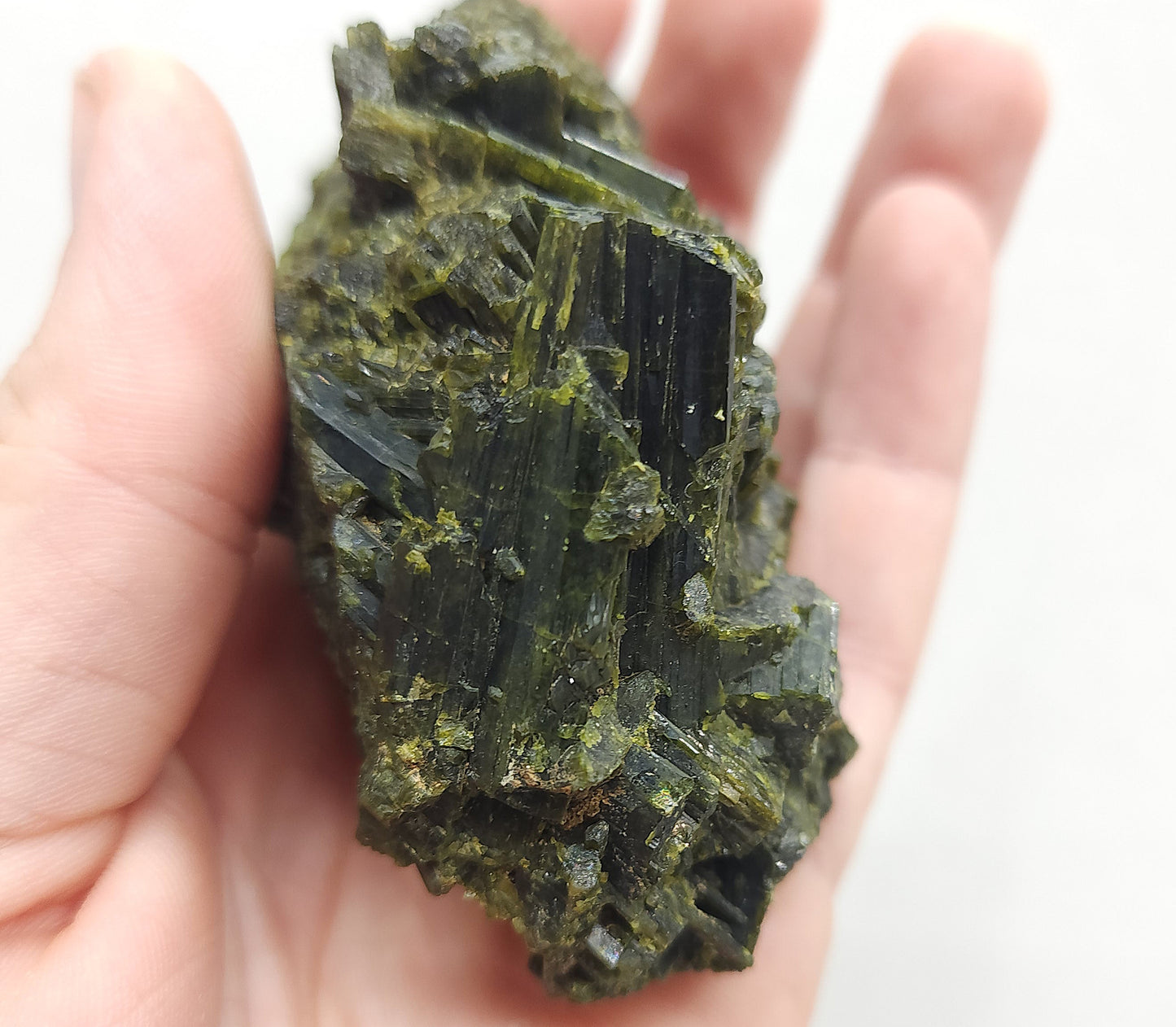 Green Tourmaline cluster #1