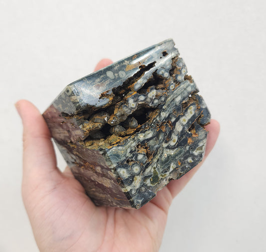 Ocean Jasper cube