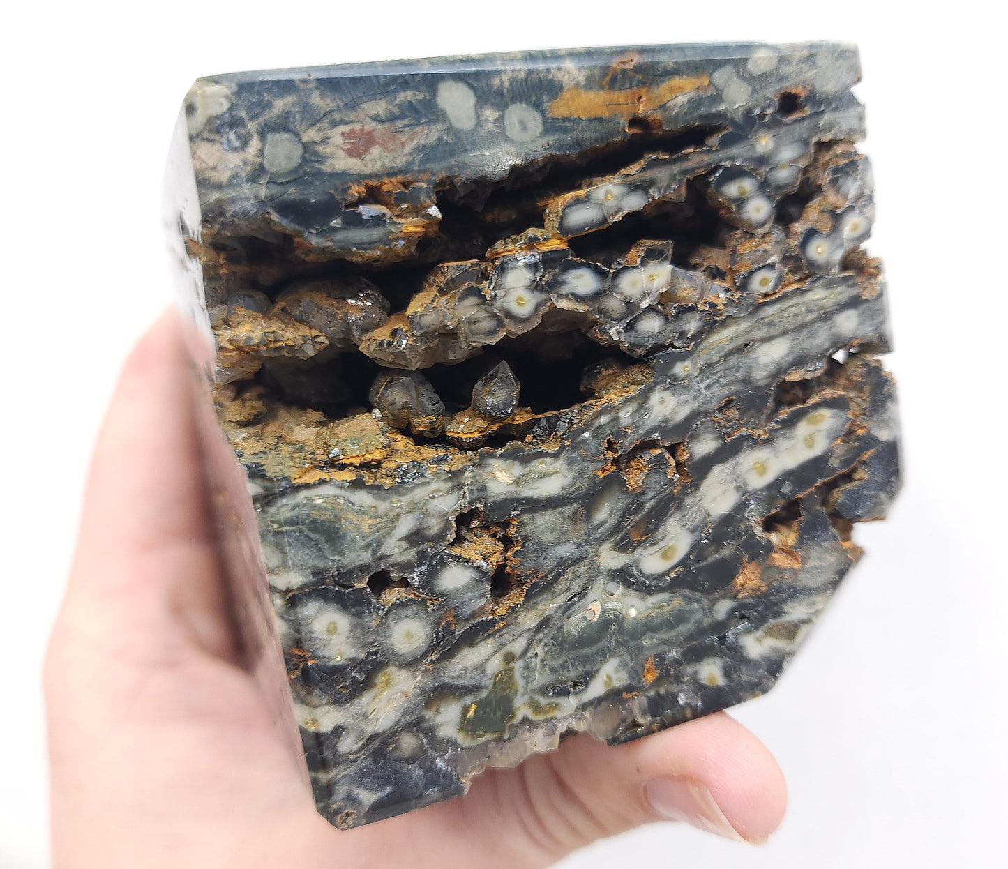 Ocean Jasper cube