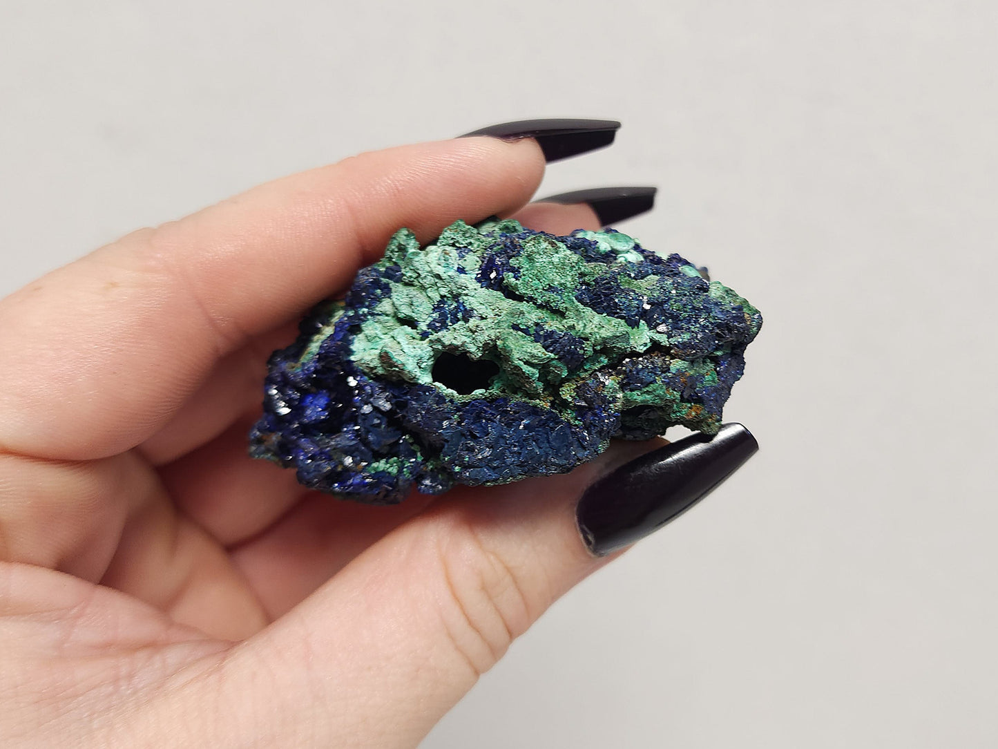 Azurite and Malachite raw