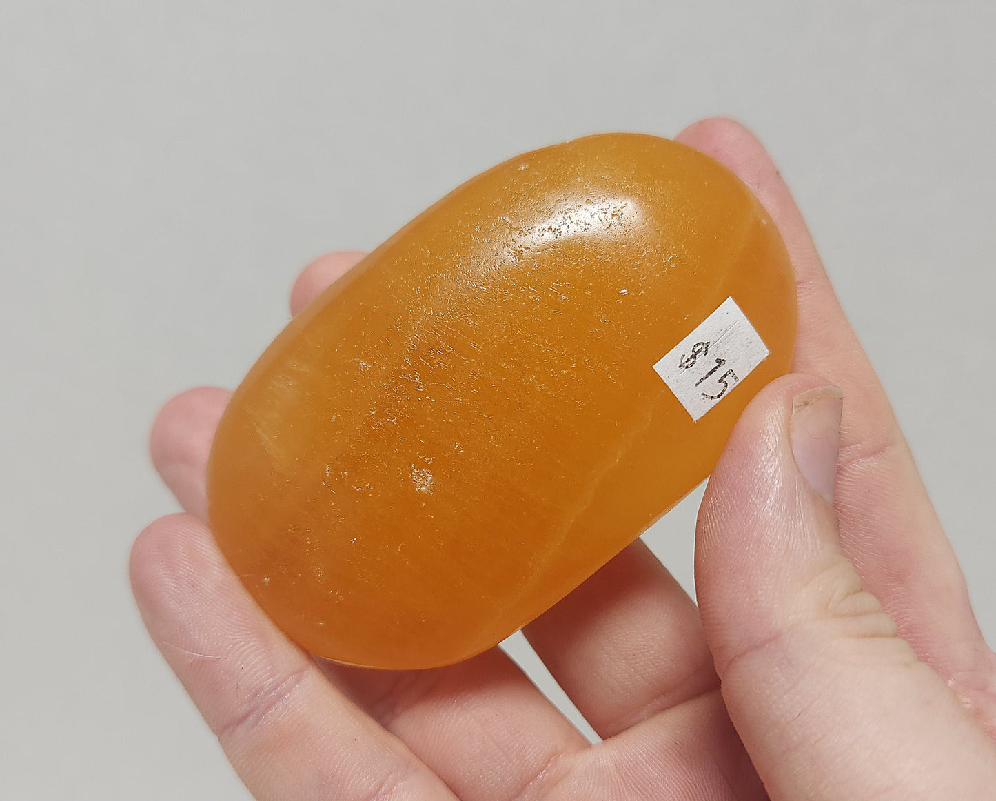 Orange Calcite Palmstone #3