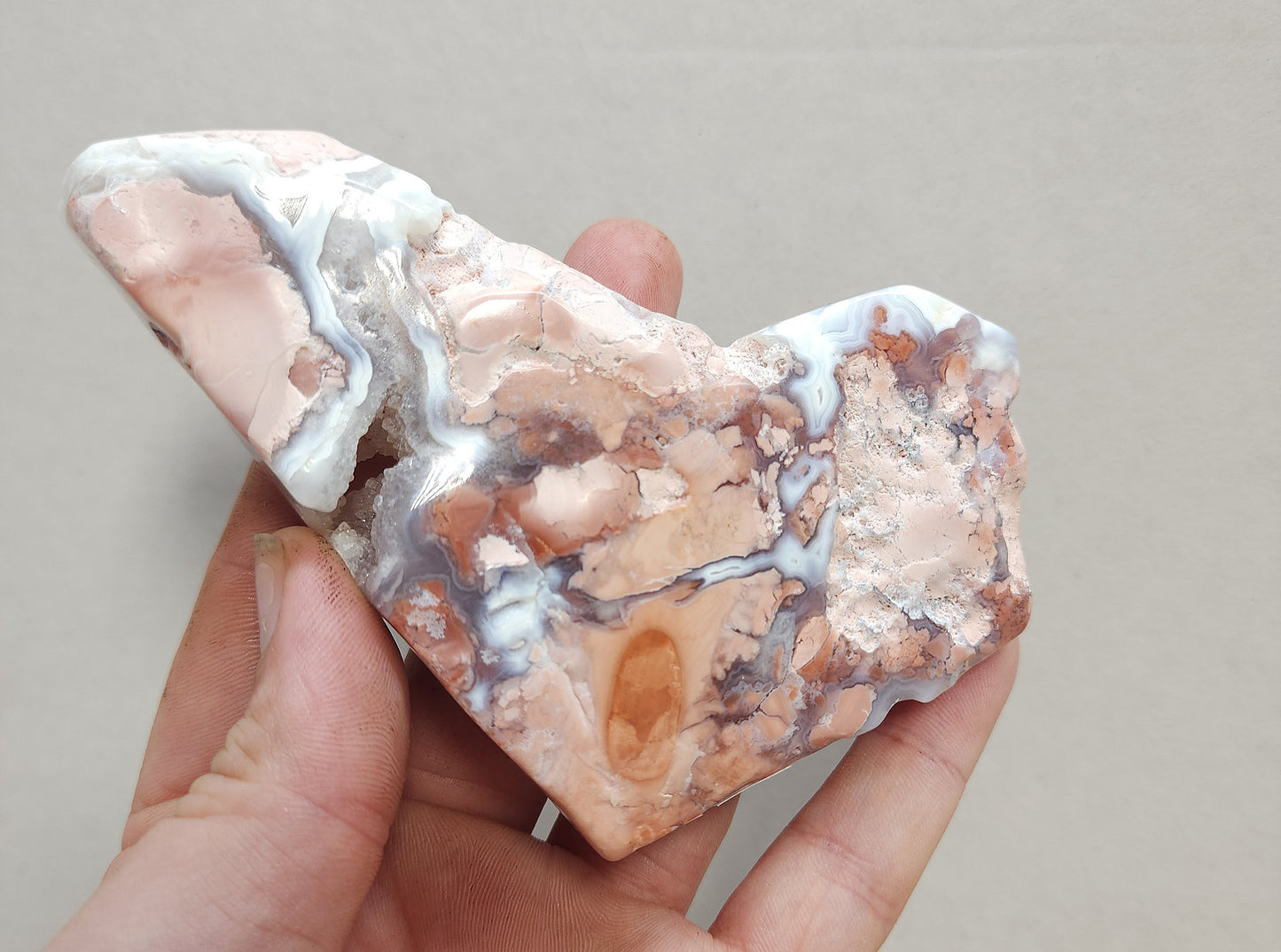 Pink Agate Freeform #1