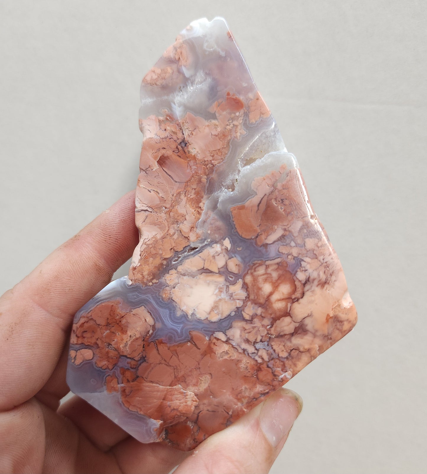 Pink Agate Freeform #1