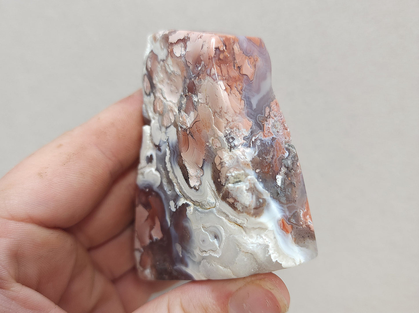 Pink Agate Freeform #2