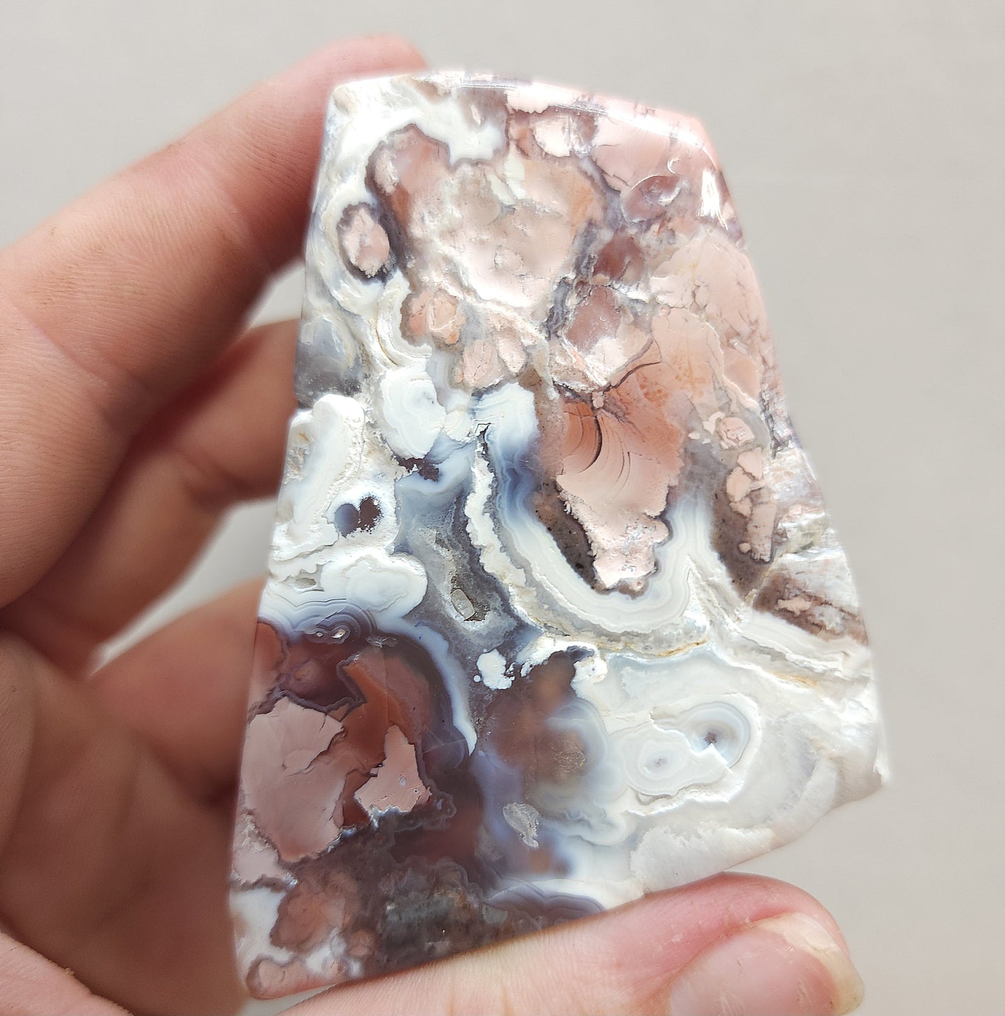 Pink Agate Freeform #2