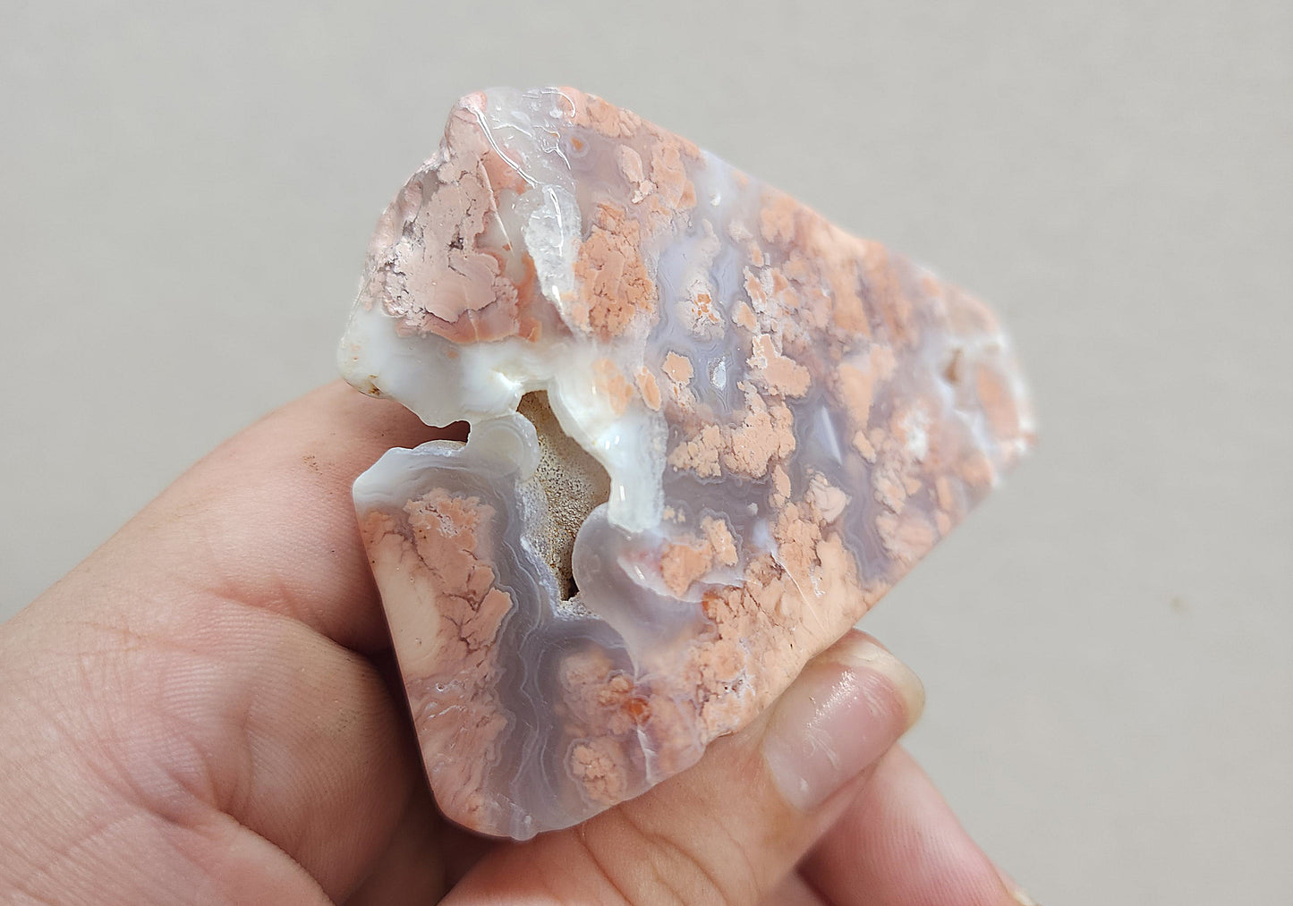 Pink Agate Freeform #5