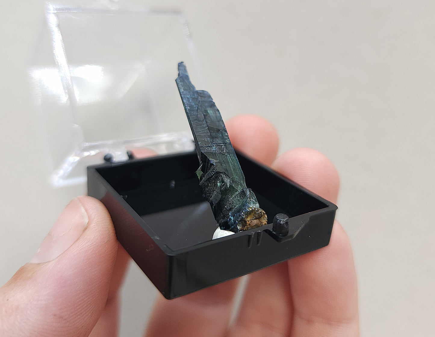 Vivianite in Specimen Box #4