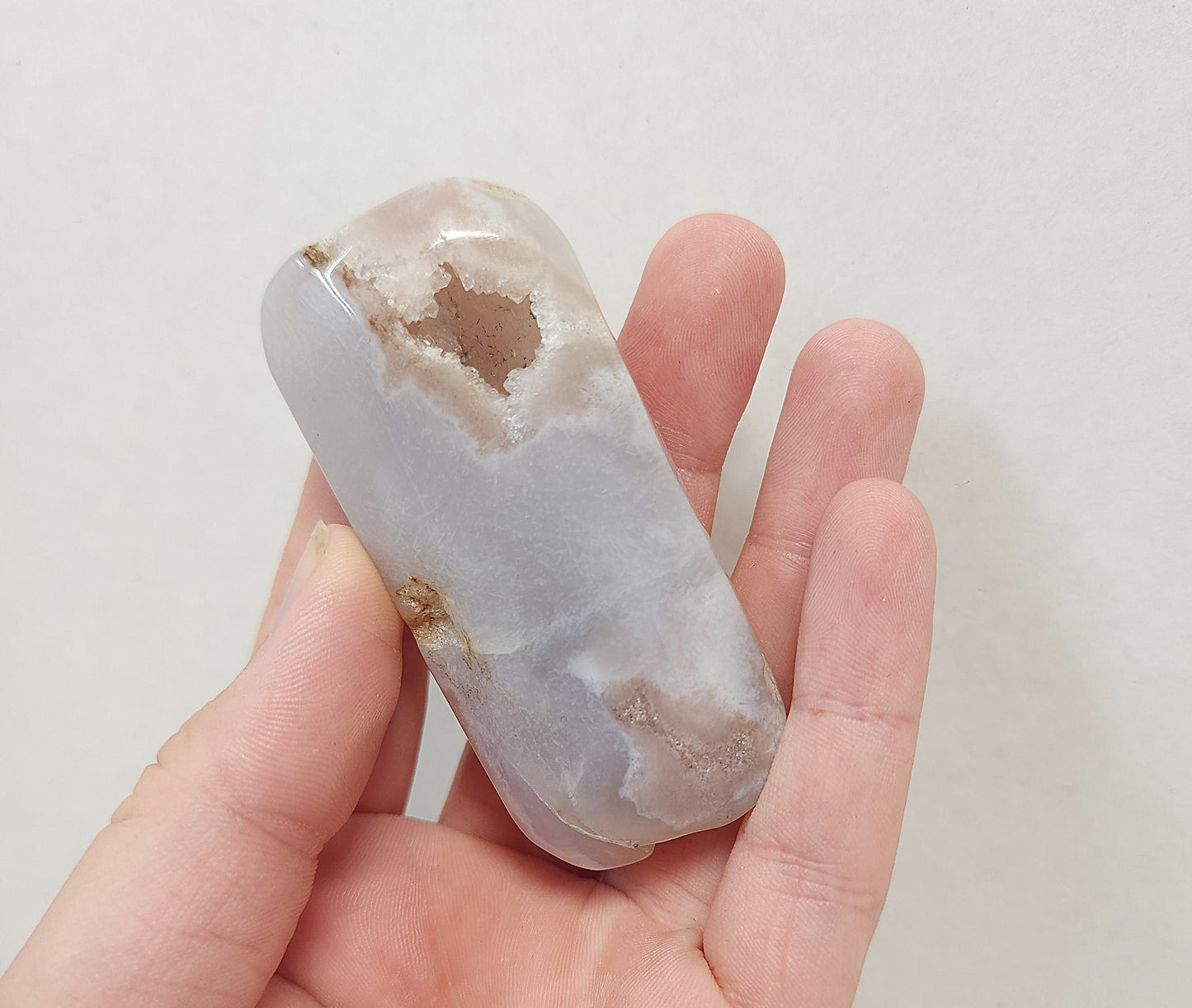 Pink Amethyst Palmstone