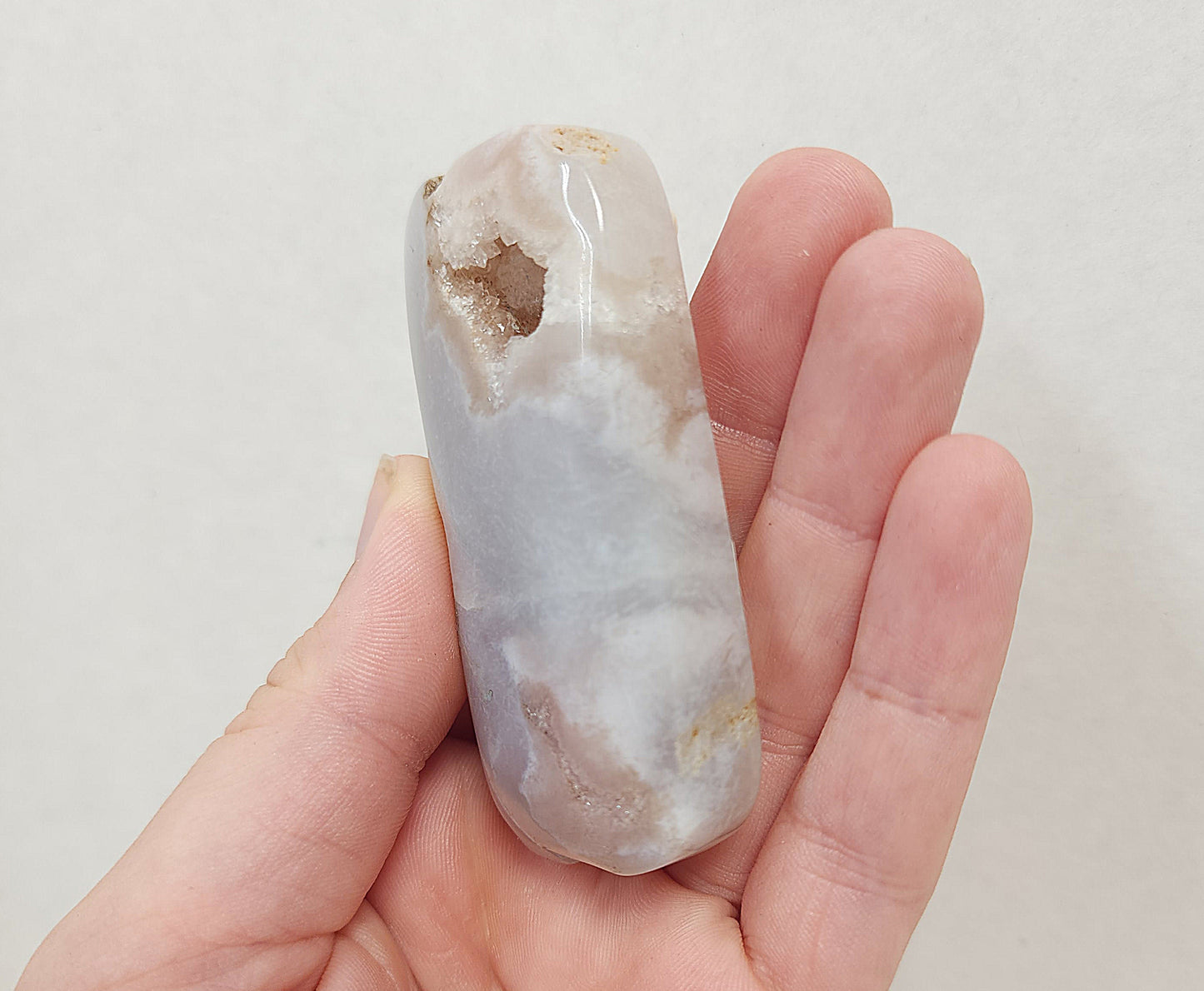 Pink Amethyst Palmstone