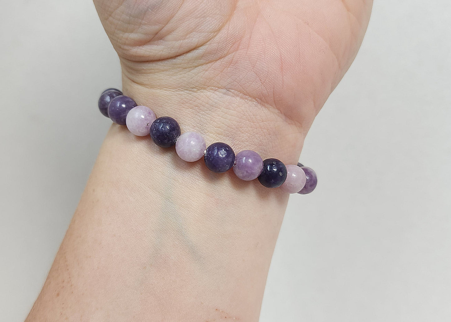 Beaded Bracelet Lepidolite