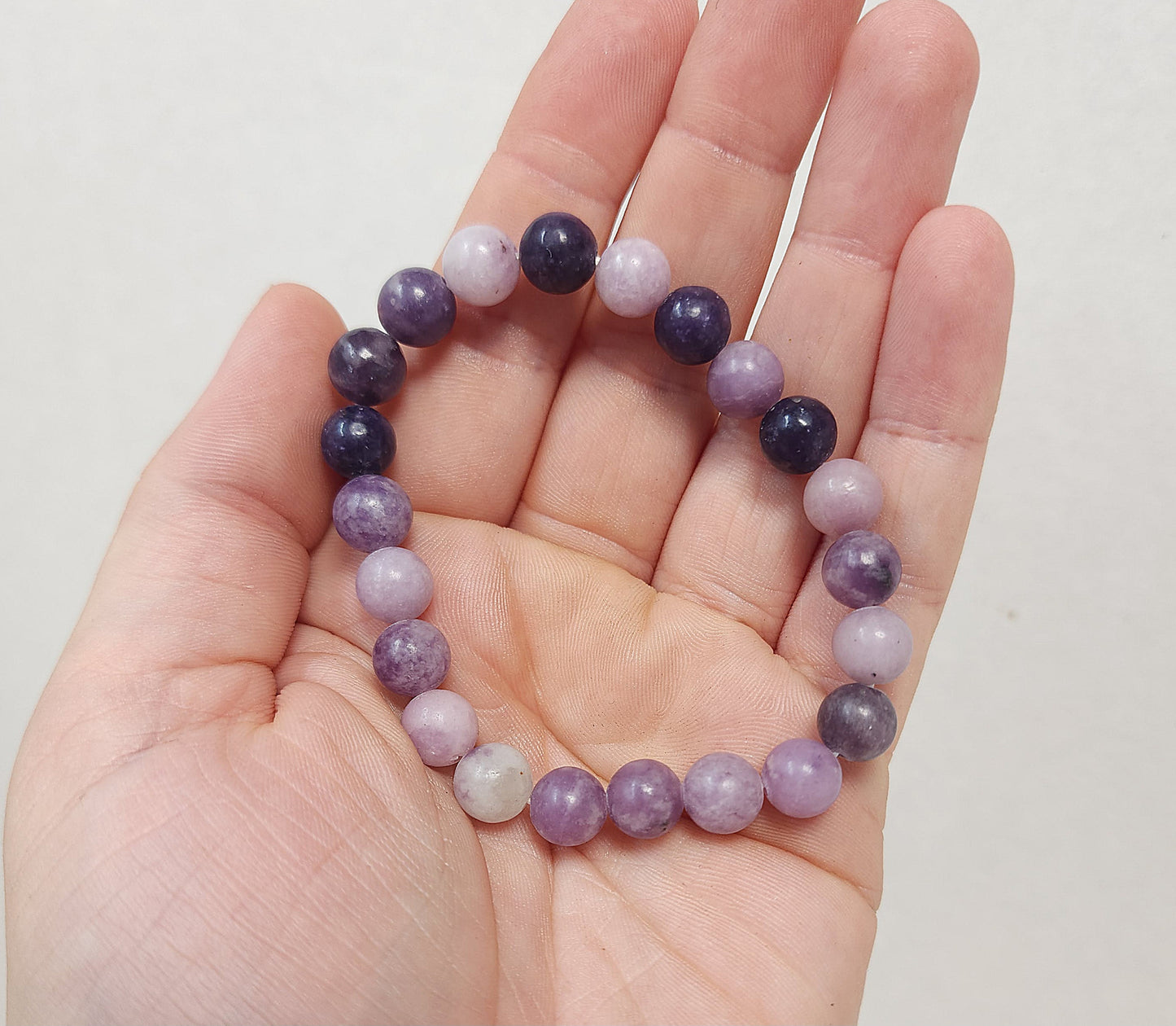 Beaded Bracelet Lepidolite