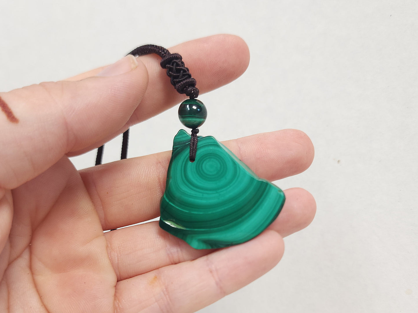 Malachite Slab Pendant #5