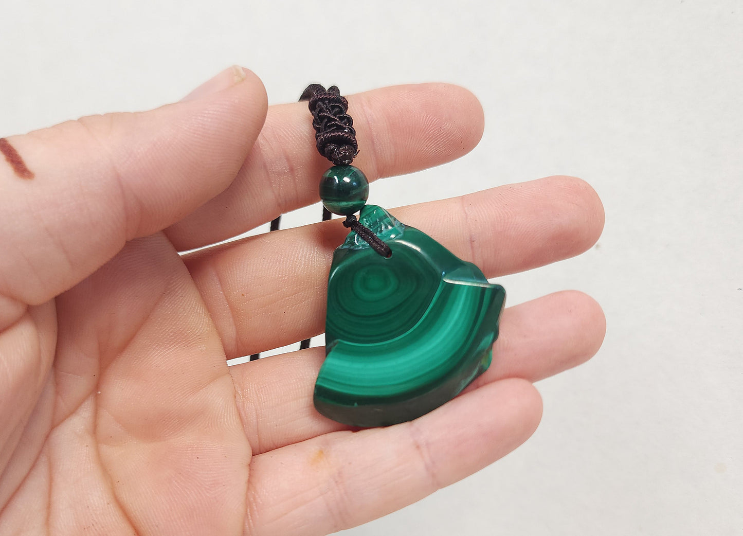 Malachite Slab Pendant #5