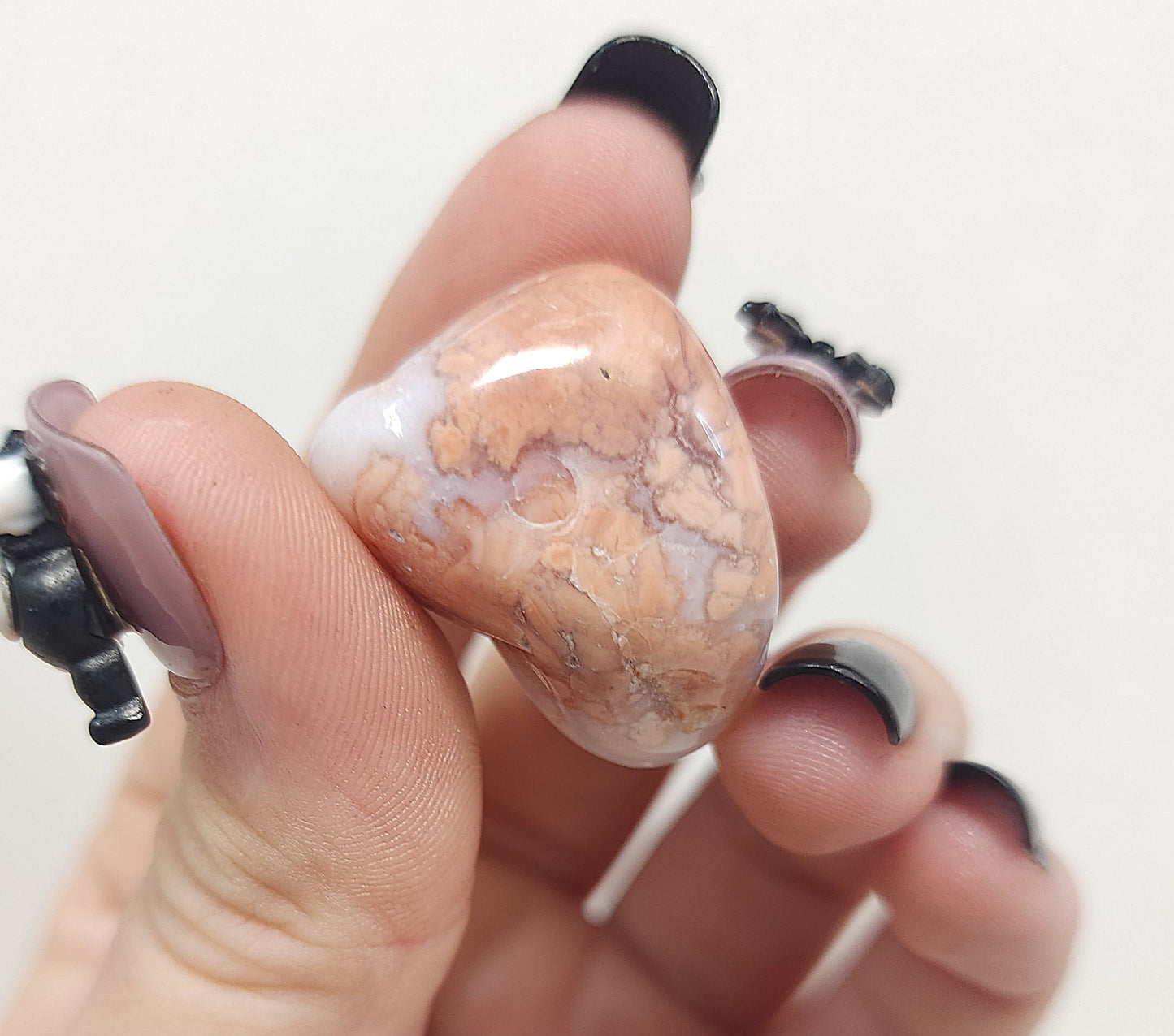 Pink Agate Tumbles