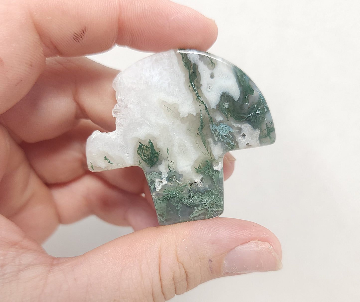 Moss Agate Mushroom (Small)