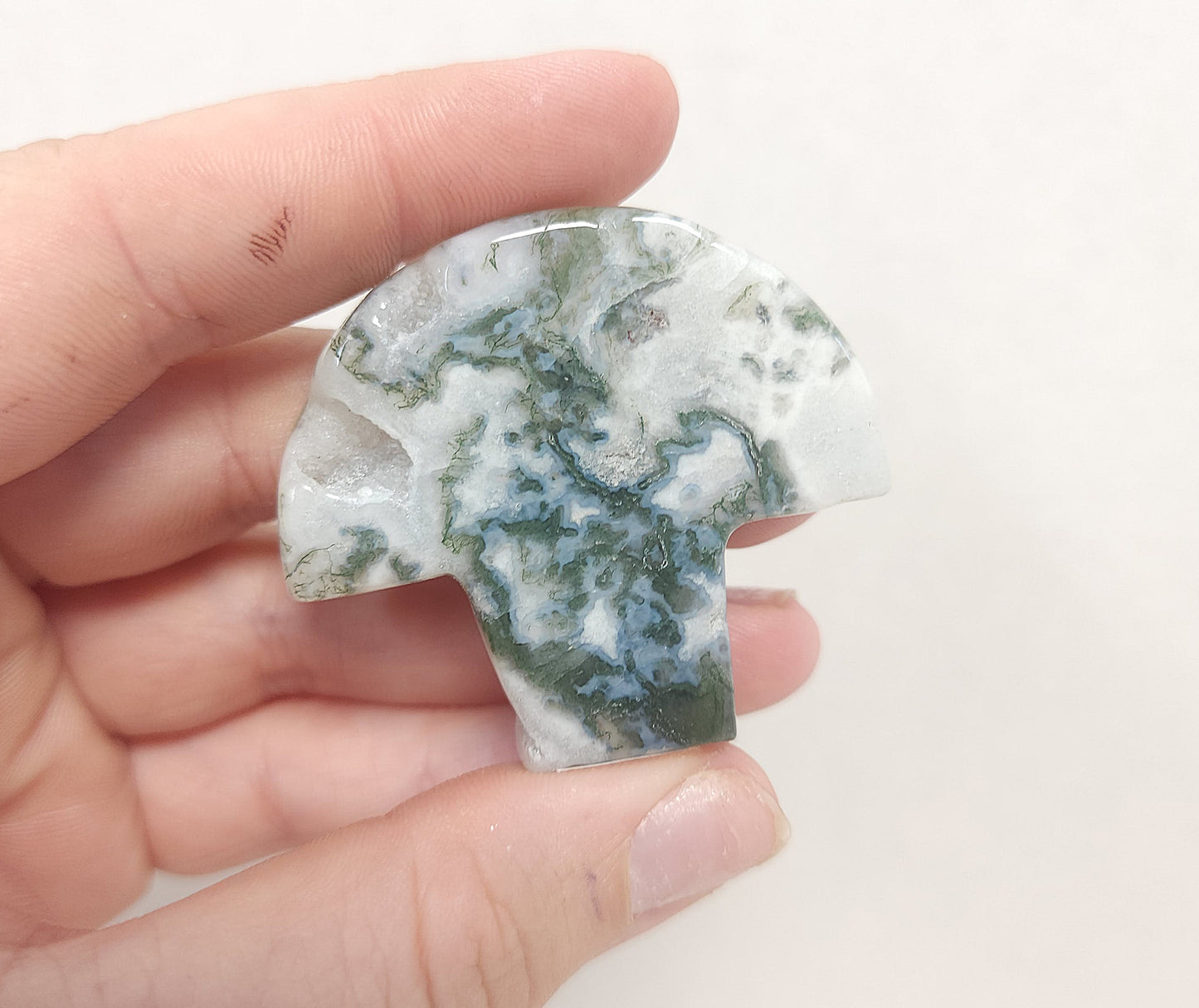 Moss Agate Mushroom (Small)