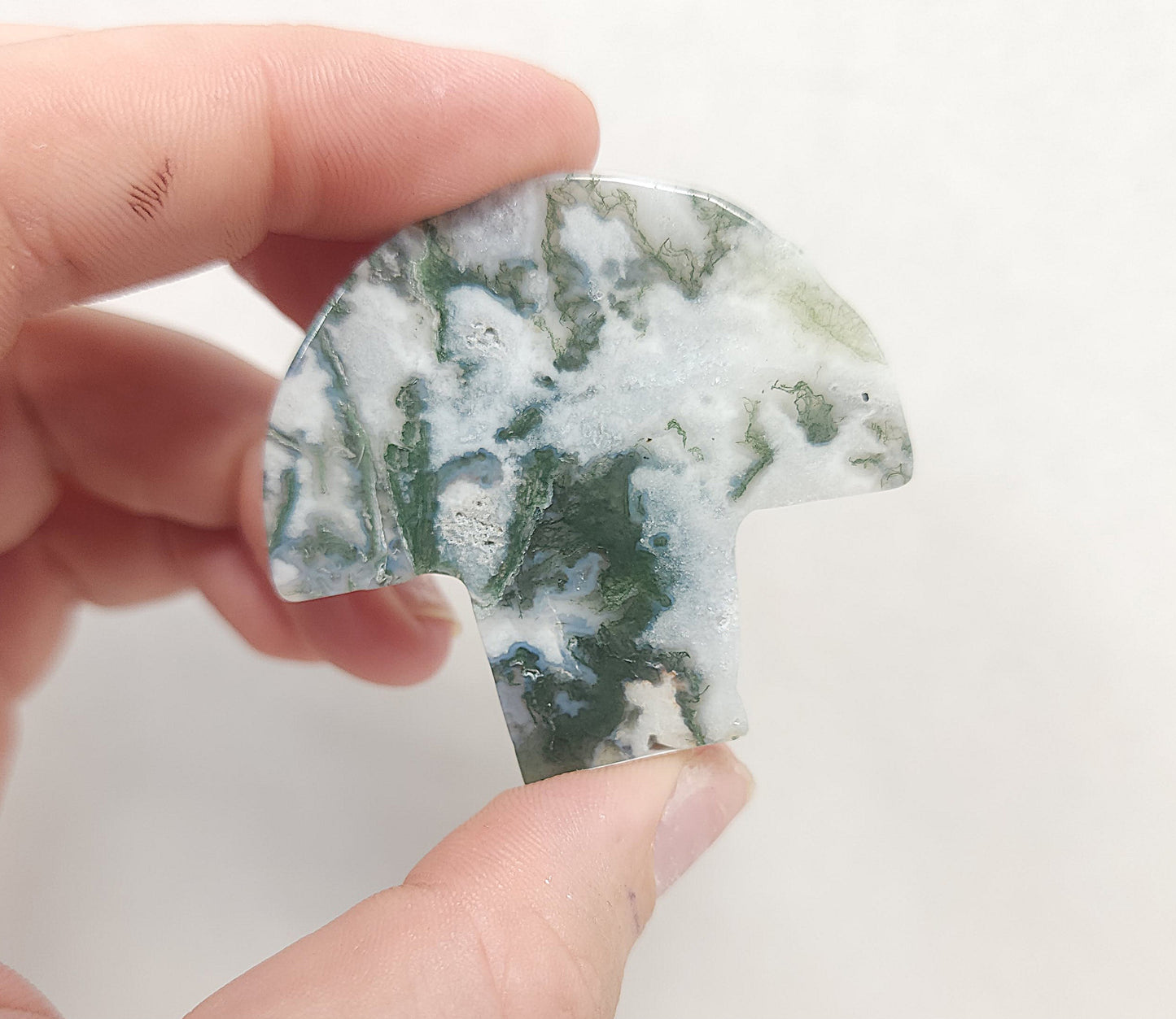 Moss Agate Mushroom (Small)