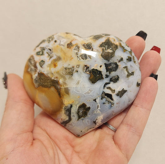 Ocean Jasper Heart