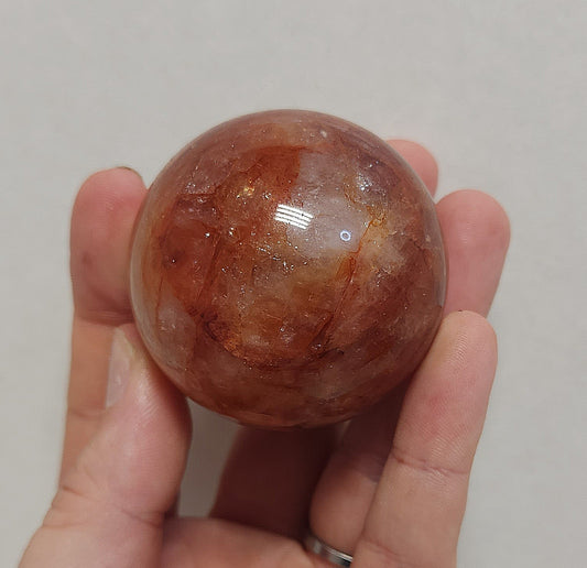 Fire Quartz Sphere