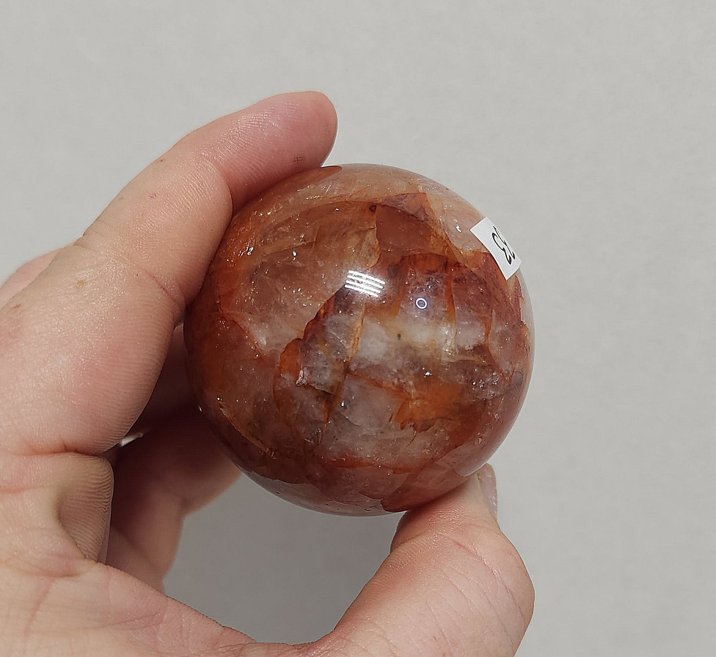 Fire Quartz Sphere