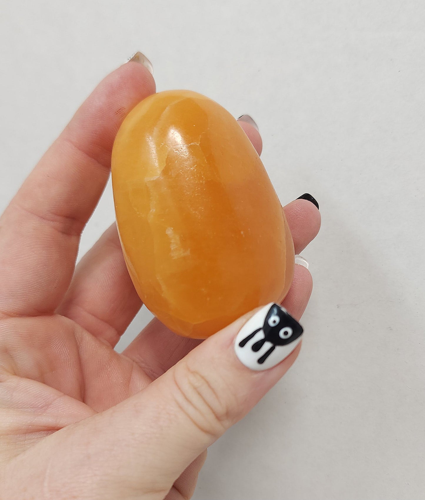 Orange Calcite Palmstone #2