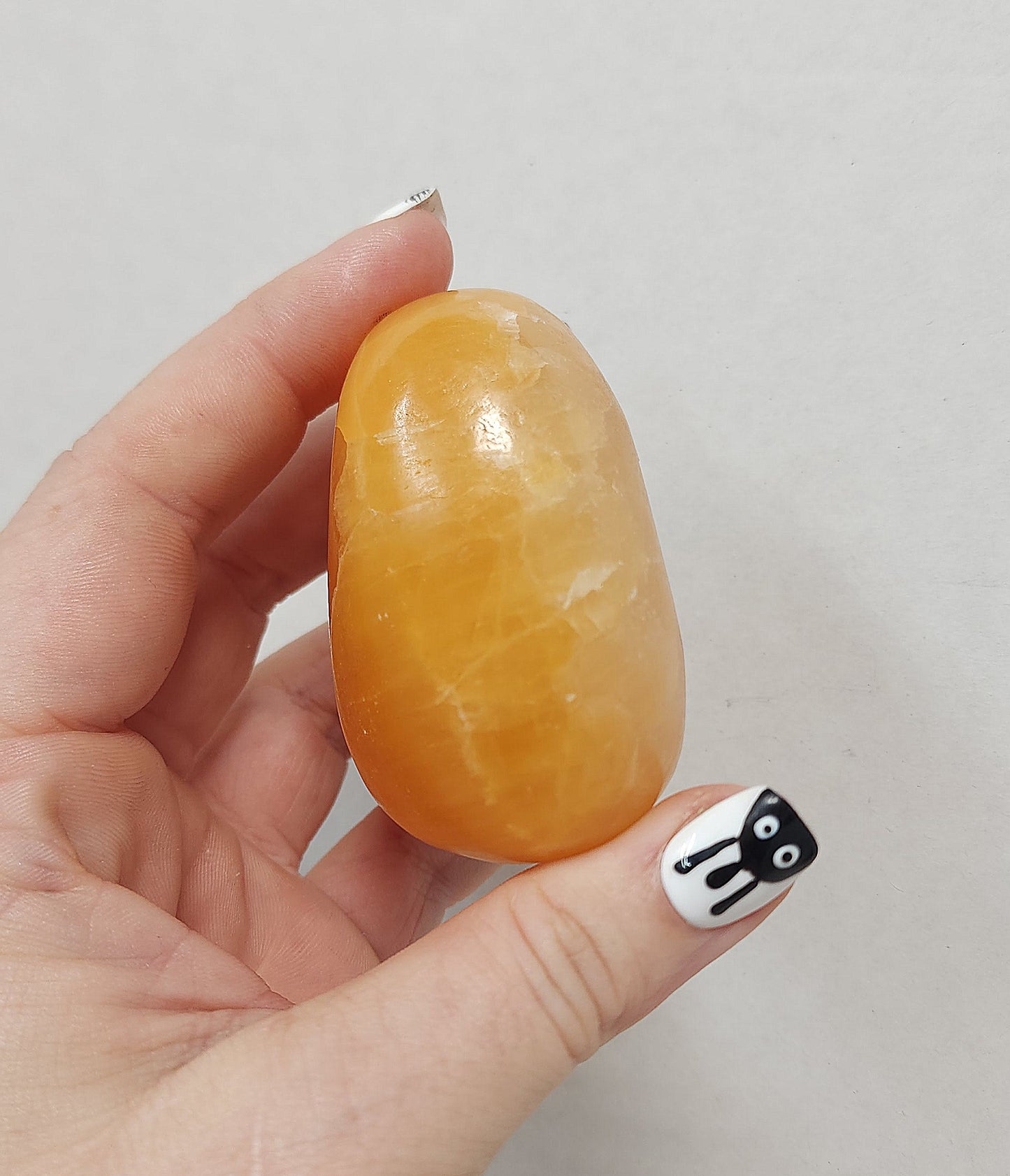 Orange Calcite Palmstone #2