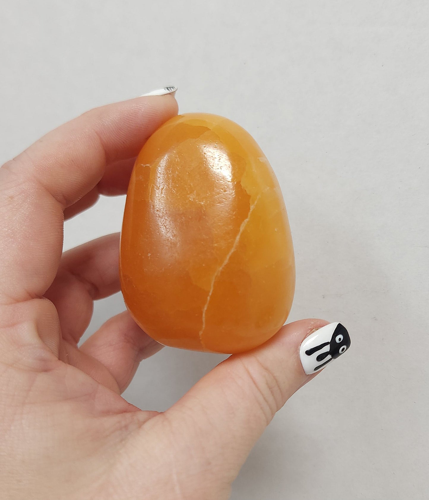 Orange Calcite Palmstone #2