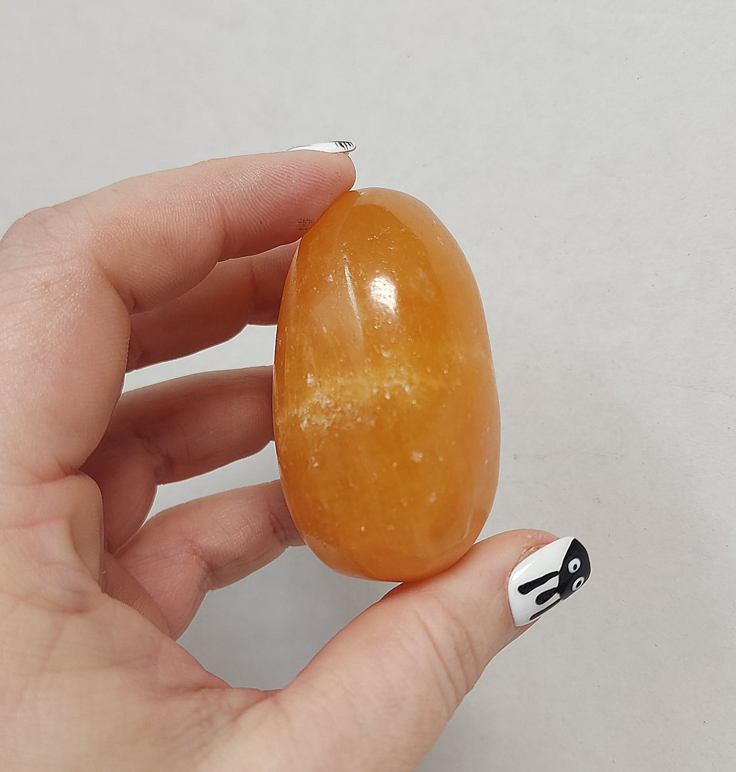 Orange Calcite Palmstone #5