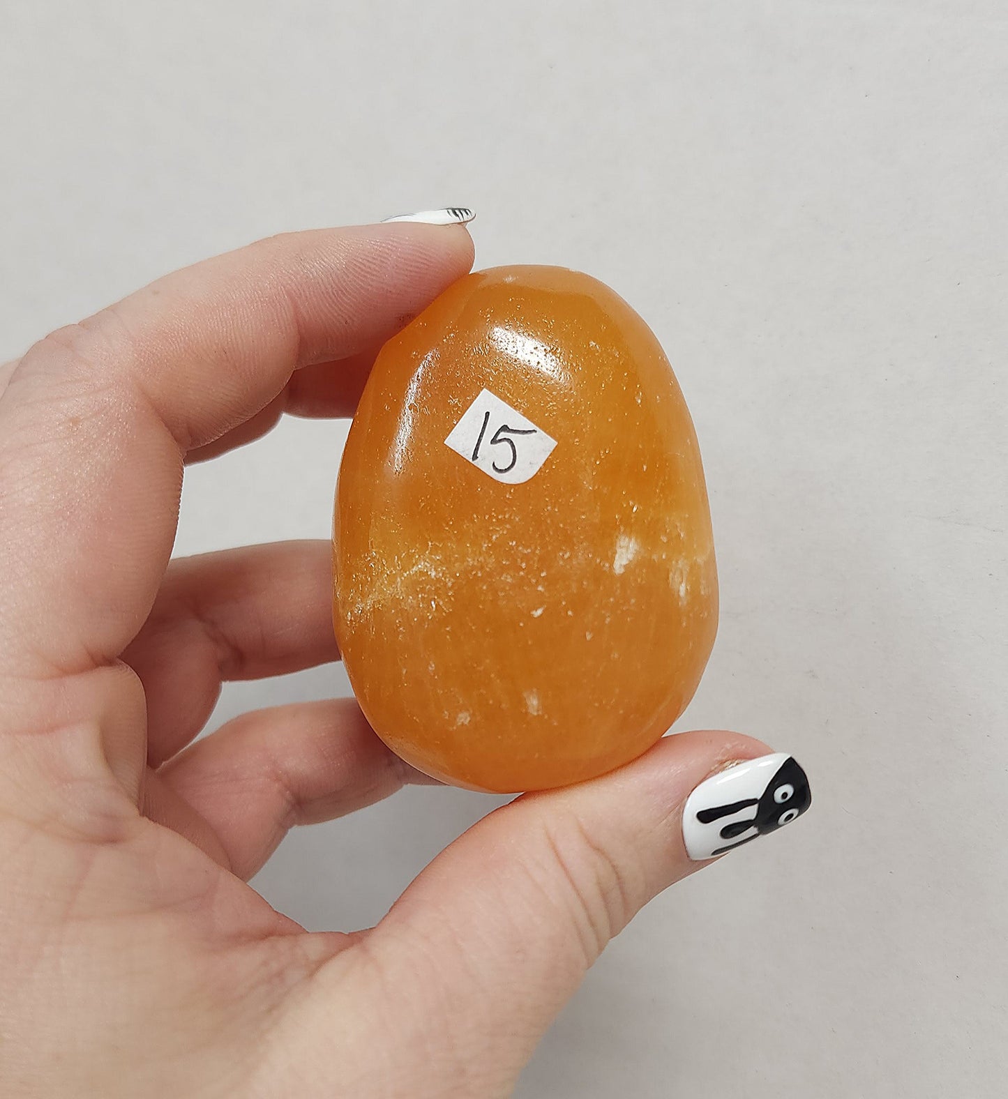 Orange Calcite Palmstone #5