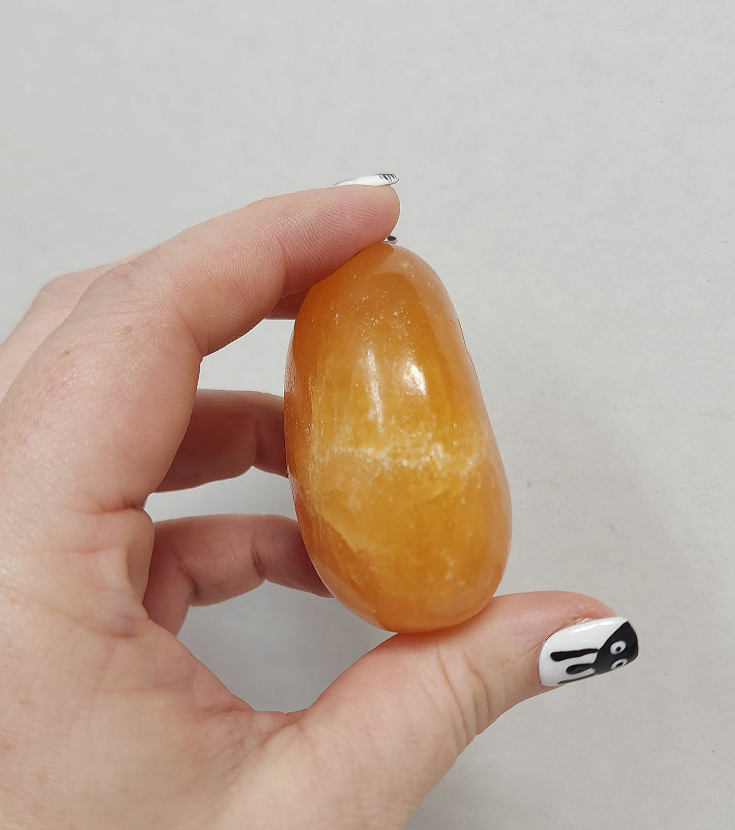 Orange Calcite Palmstone #5