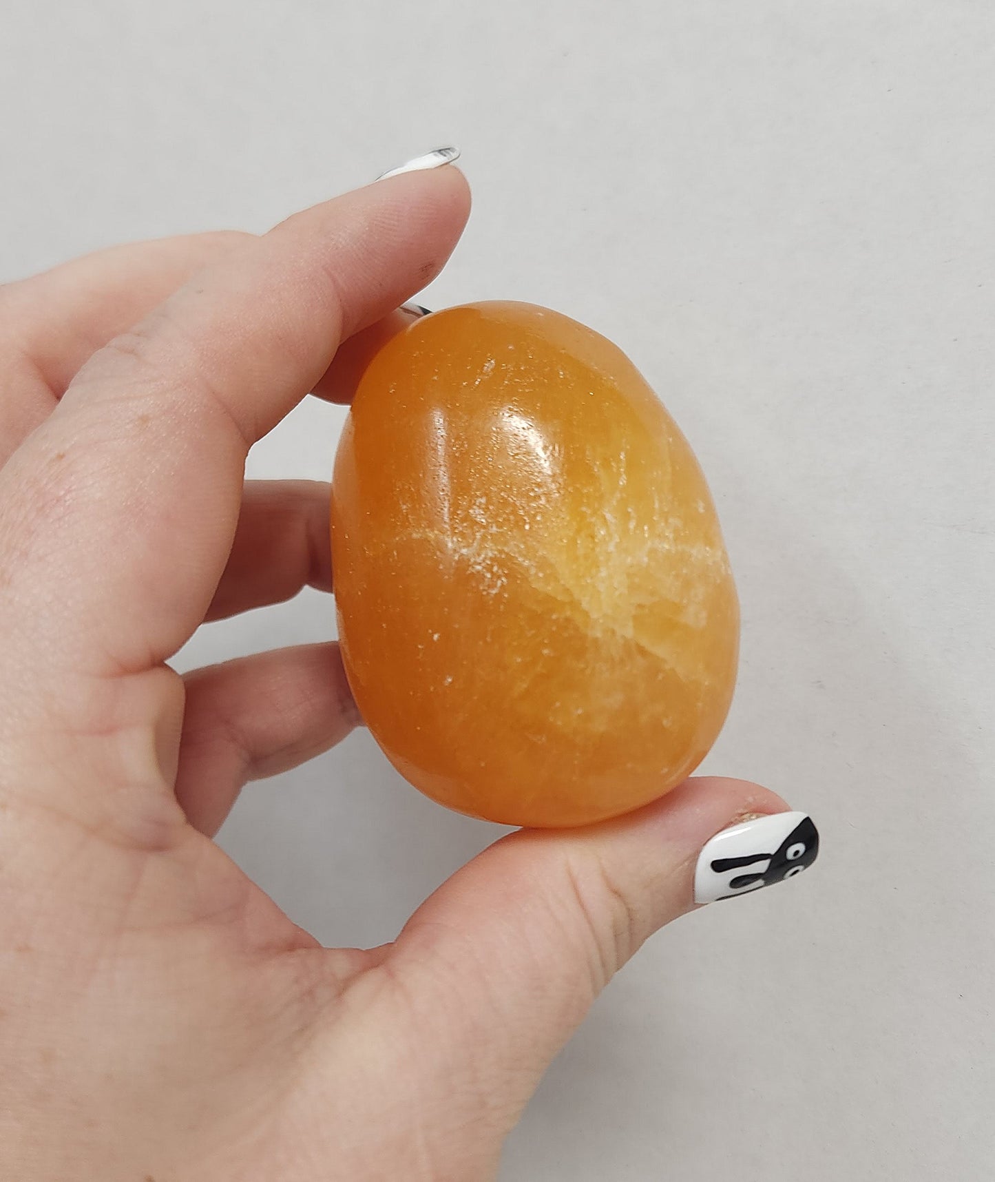 Orange Calcite Palmstone #5