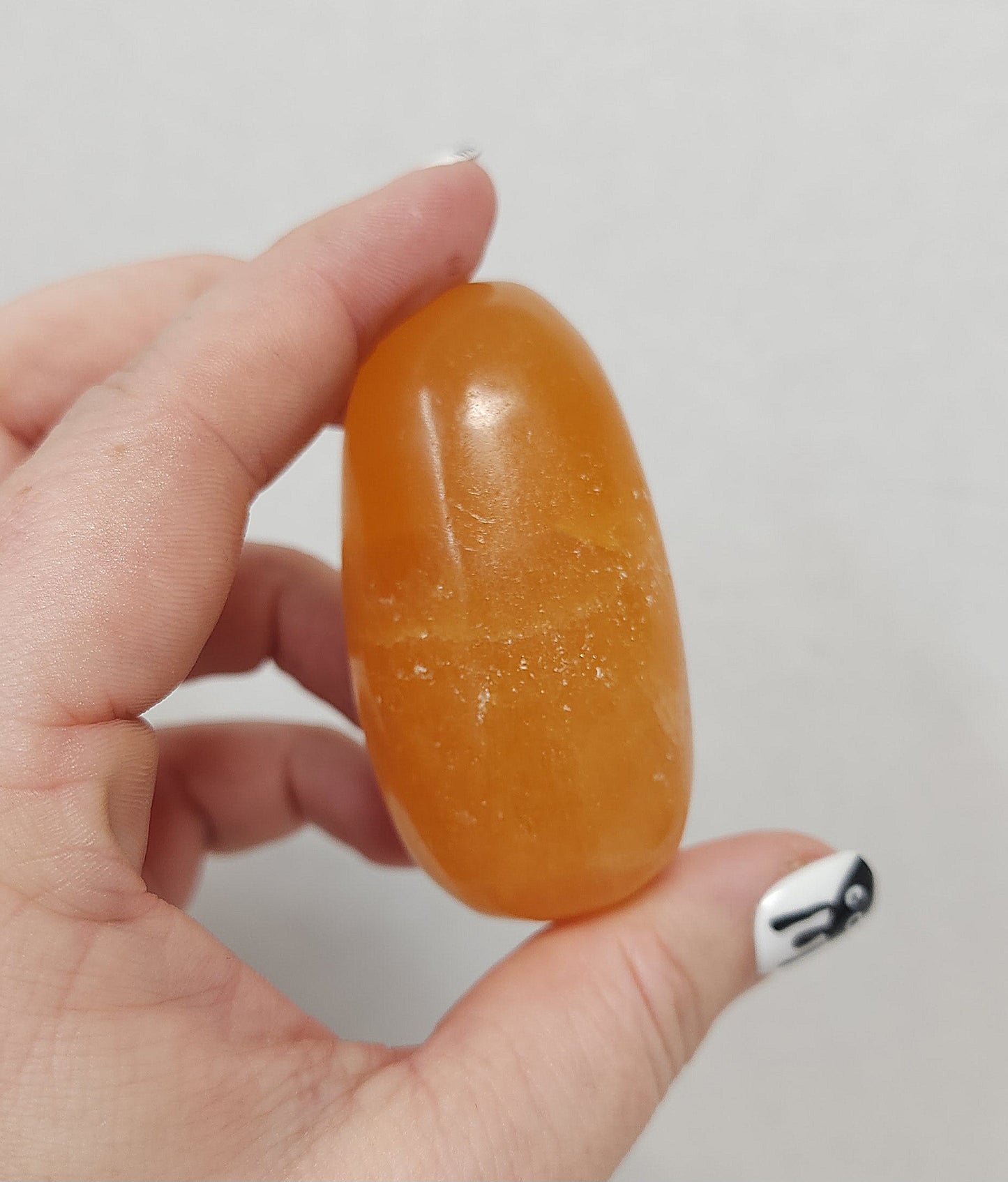 Orange Calcite Palmstone #6