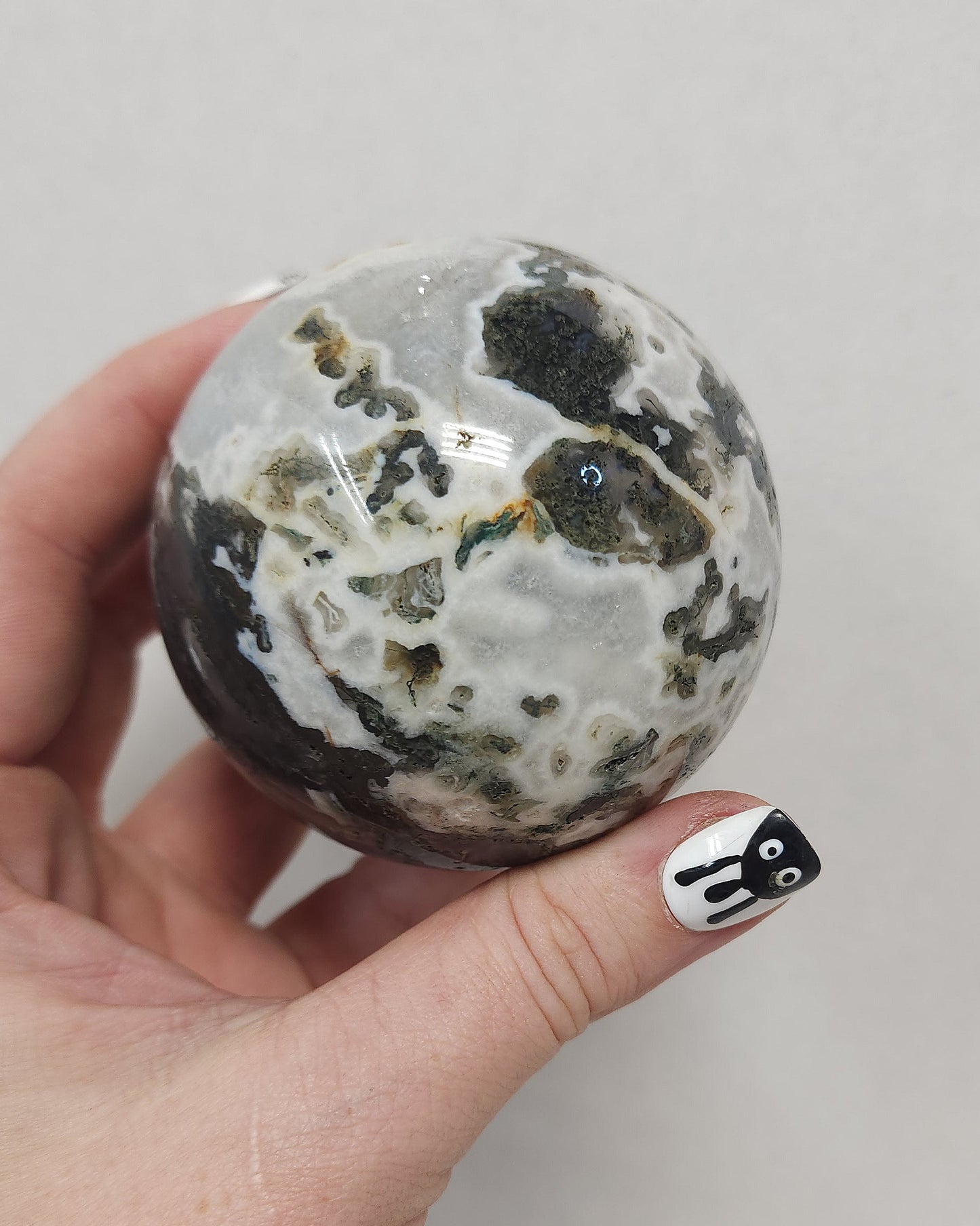 Moss Agate Sphere #1