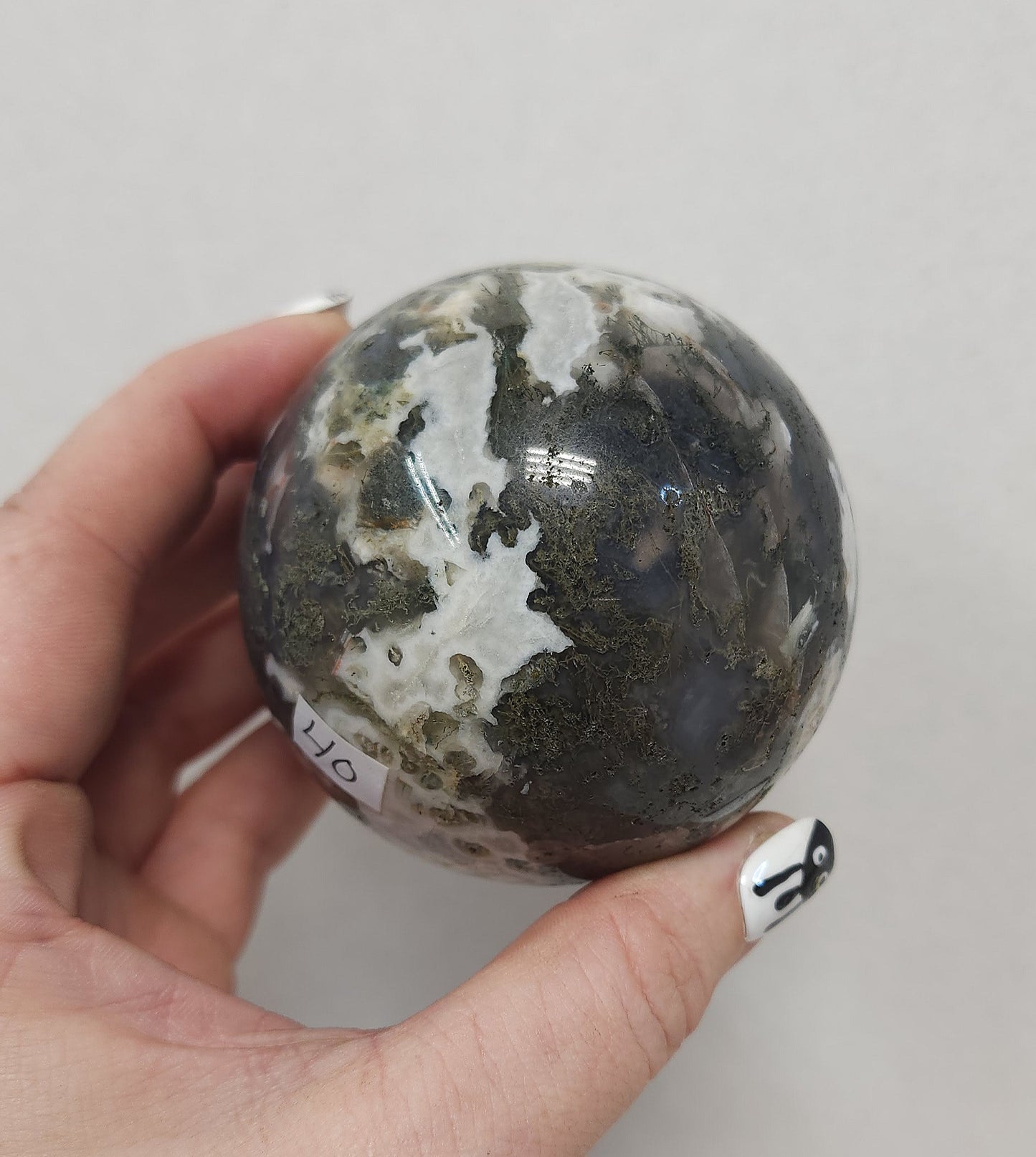 Moss Agate Sphere #1