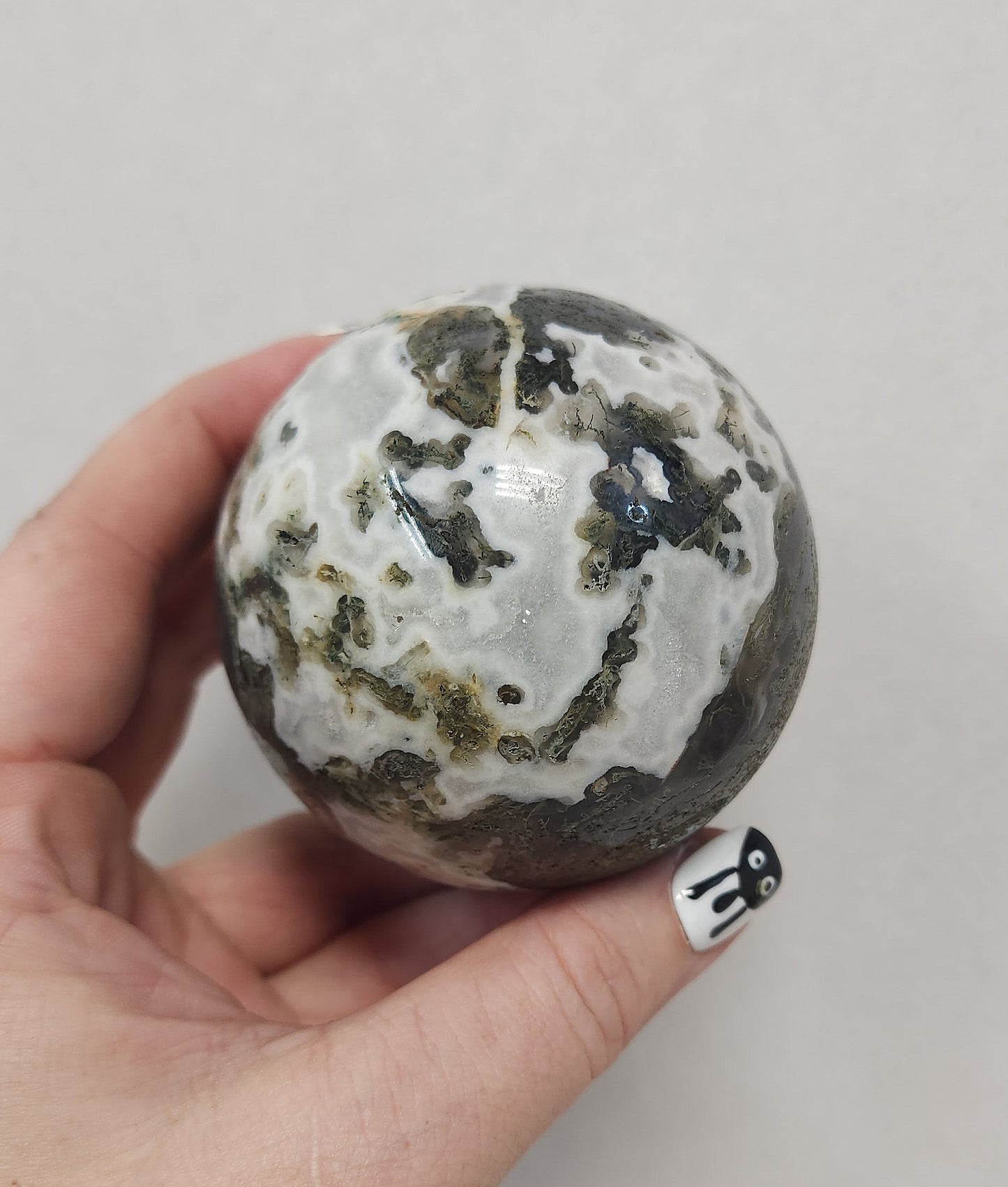 Moss Agate Sphere #1