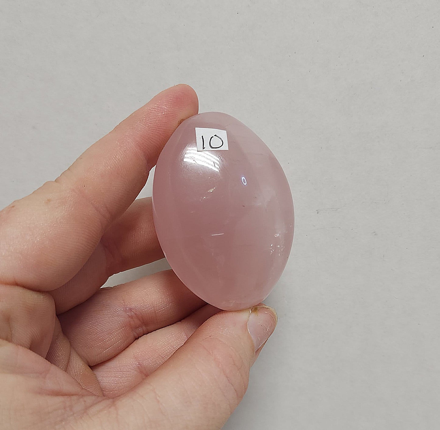 Rose Quartz Palmstone #1