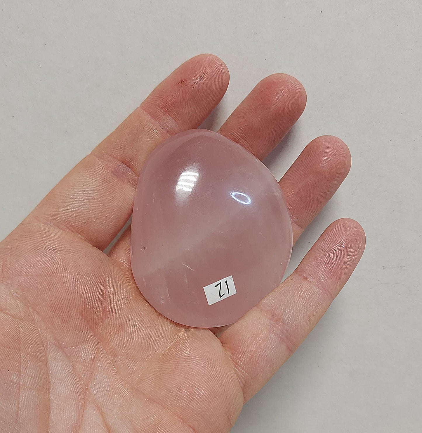 Rose Quartz Palmstone #3