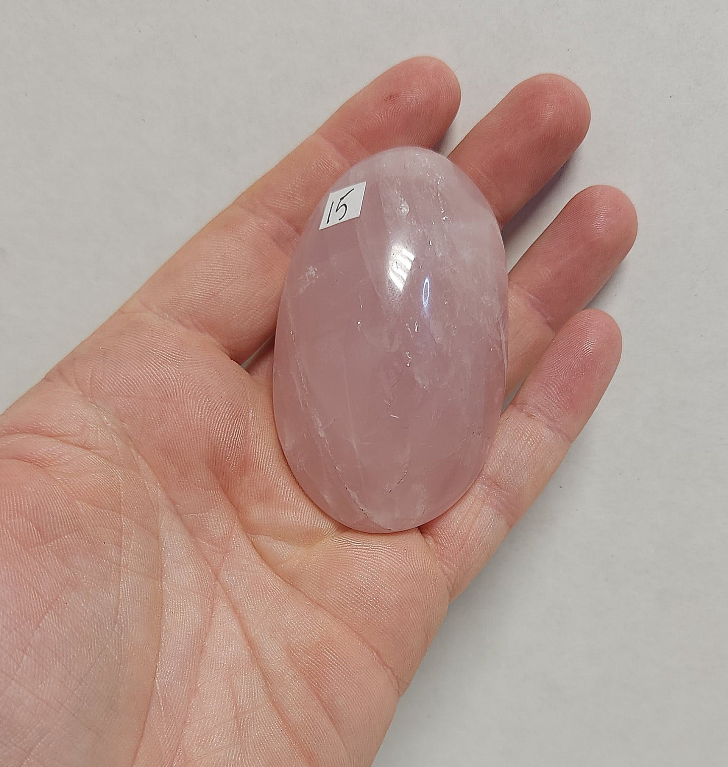 Rose Quartz Palmstone #4