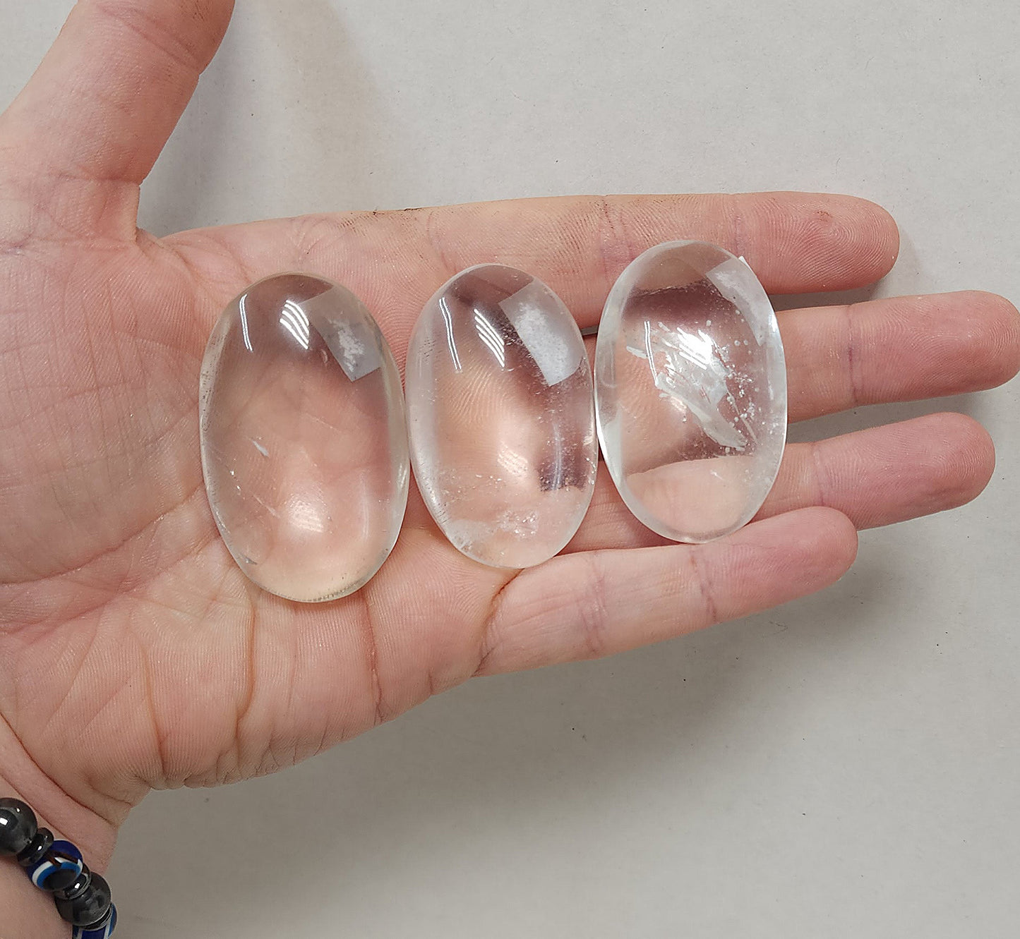 Clear Quartz Palmstone (Med)