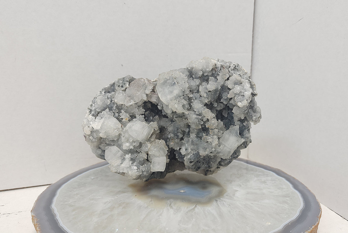 Apophyllite on Sphalerite Specimen