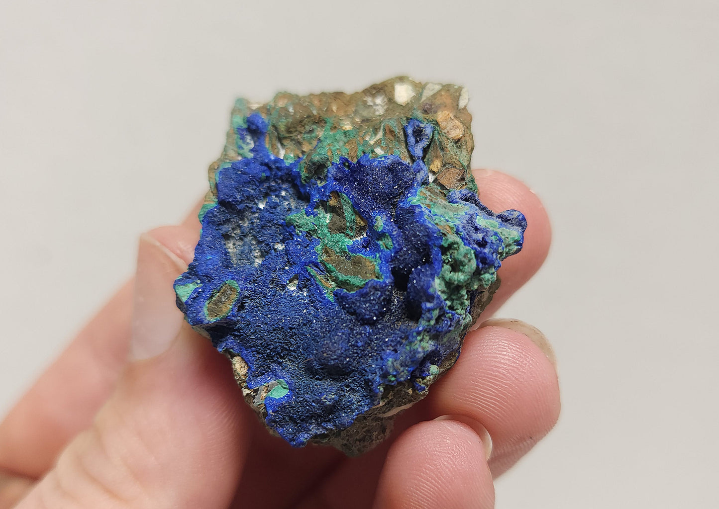 Azurite and Malachite Roughstone #1