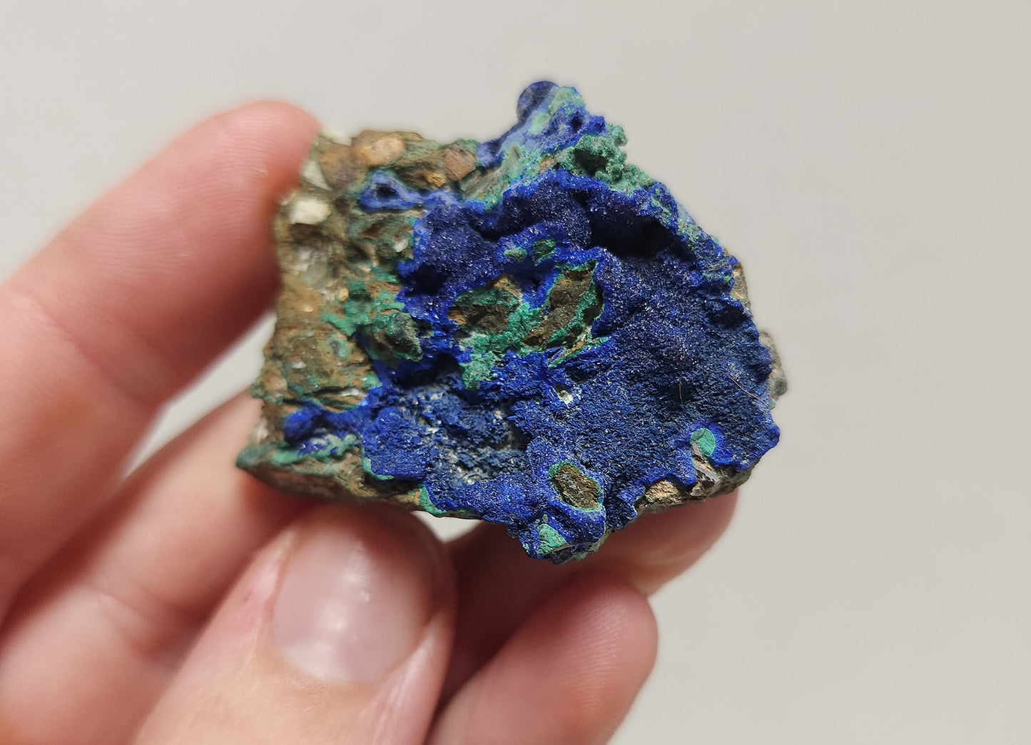 Azurite and Malachite Roughstone #1