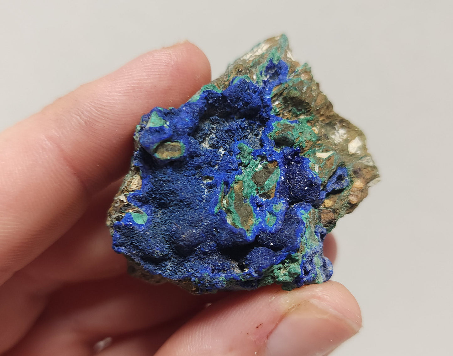 Azurite and Malachite Roughstone #1